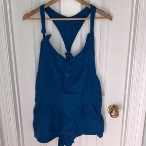Linen romper coverup